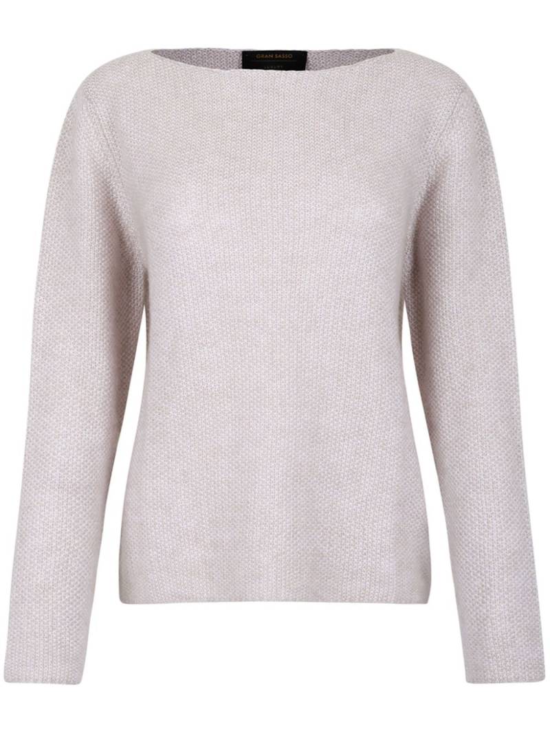 Gran Sasso boat-neck sweater - Neutrals von Gran Sasso