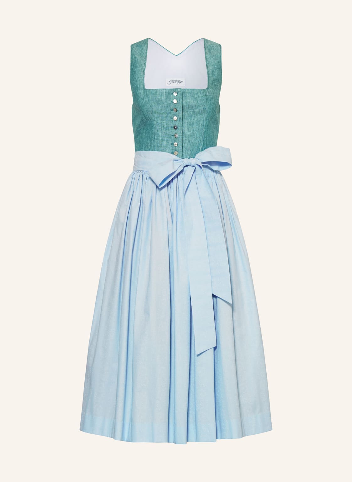 Grasegger Dirndl Brianna Mit Leinen gruen Grasegger Dirndl Brianna Mit Leinen gruen von Grasegger