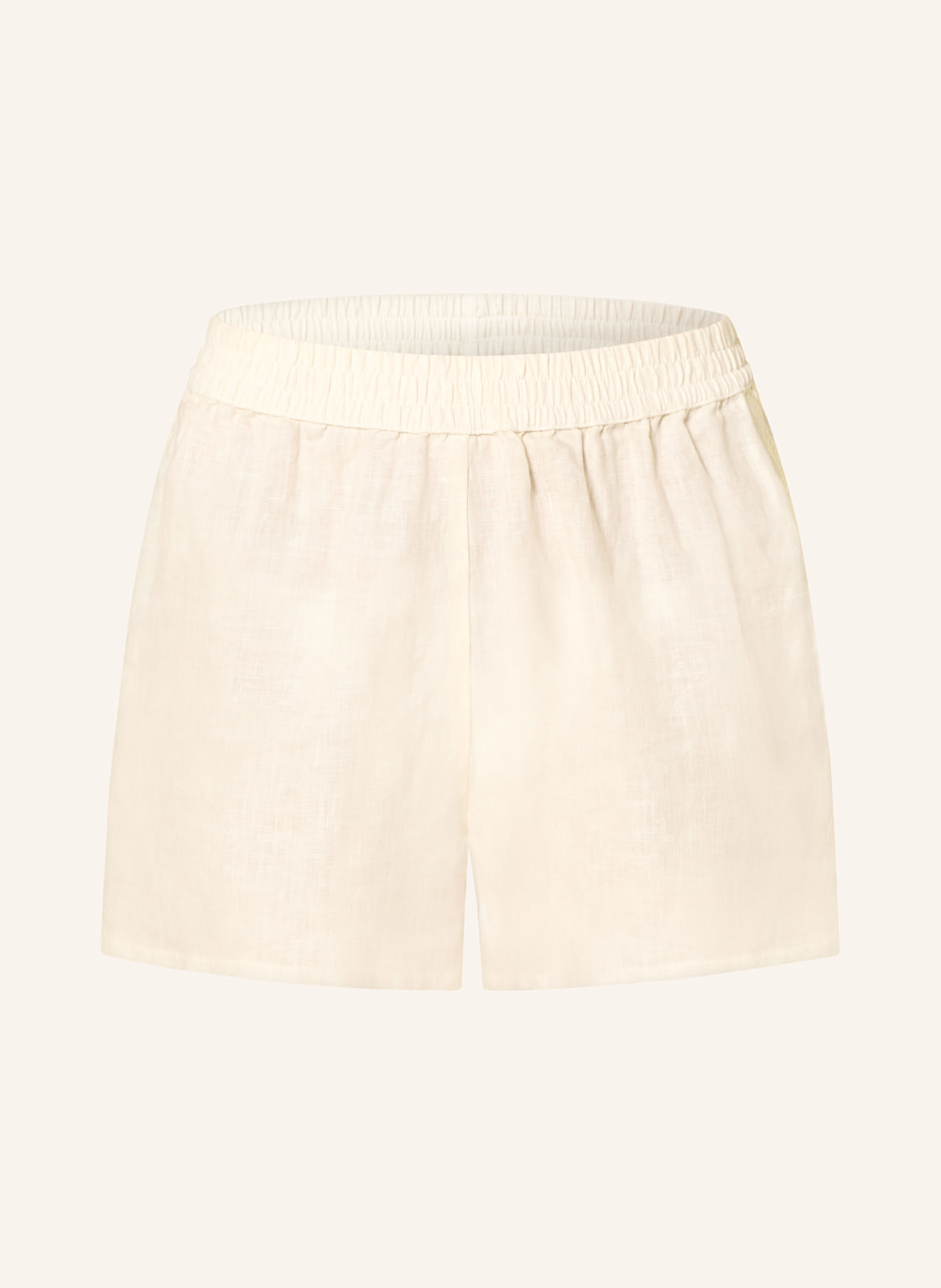 Greek Archaic Kori Shorts Feather Aus Leinen gold von Greek Archaic Kori