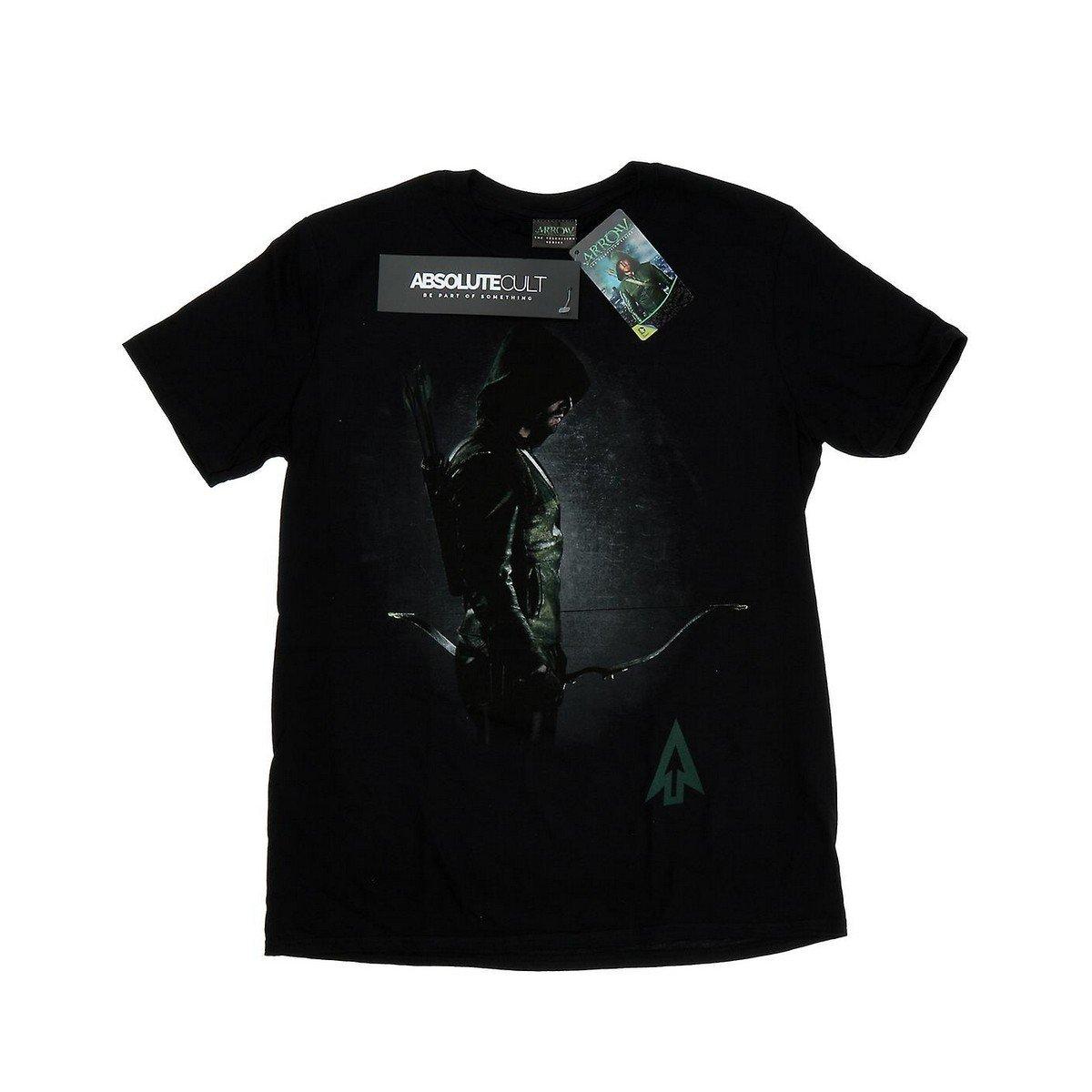 Green Arrow - Hooded Focus TShirt, für Herren, Schwarz, Größe 3XL von Green Arrow