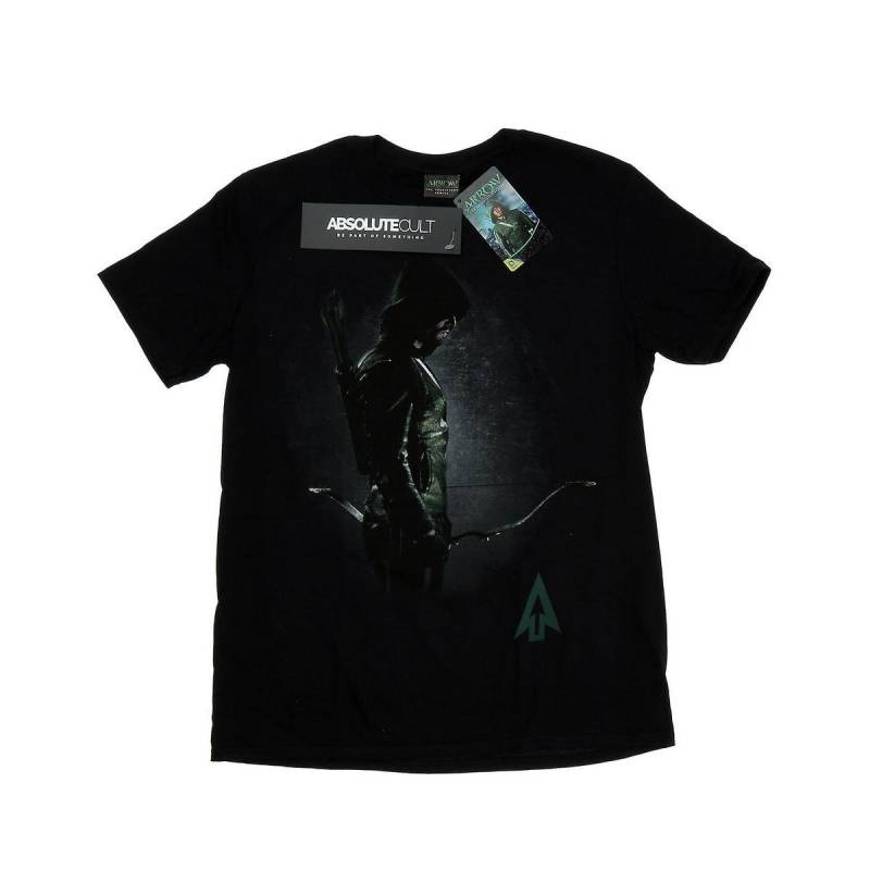 Hooded Focus Tshirt Herren Schwarz XXL von Green Arrow