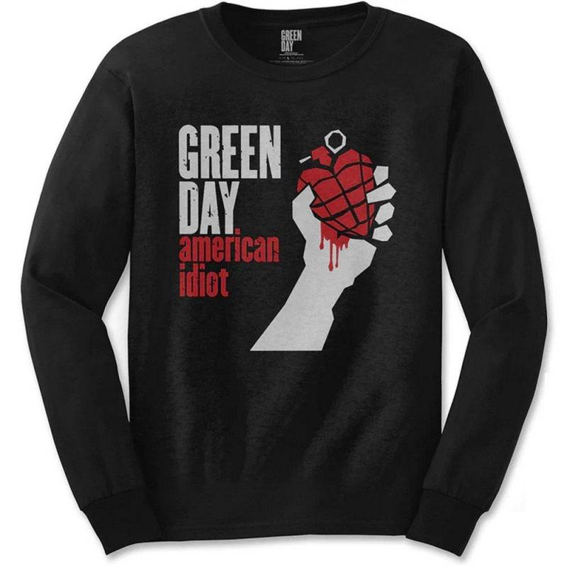 Green Day - American Idiot Sweatshirt, für Damen, Schwarz, Größe L von Green Day