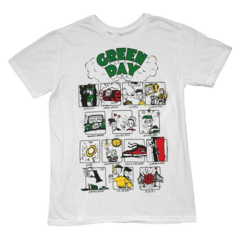 Dookie Rrhof Tshirt Jungen Weiss 104 von Green Day