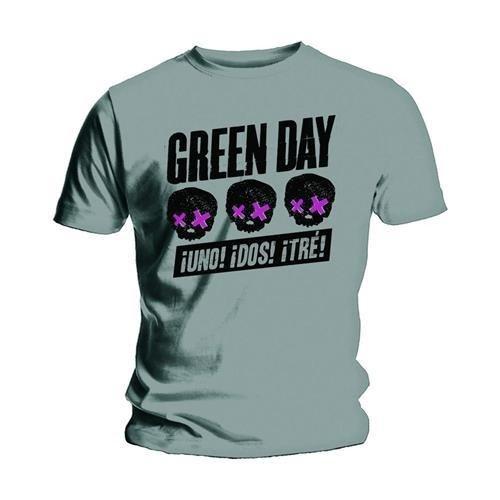 Three Heads Better Than One Tshirt Damen Grau M von Green Day
