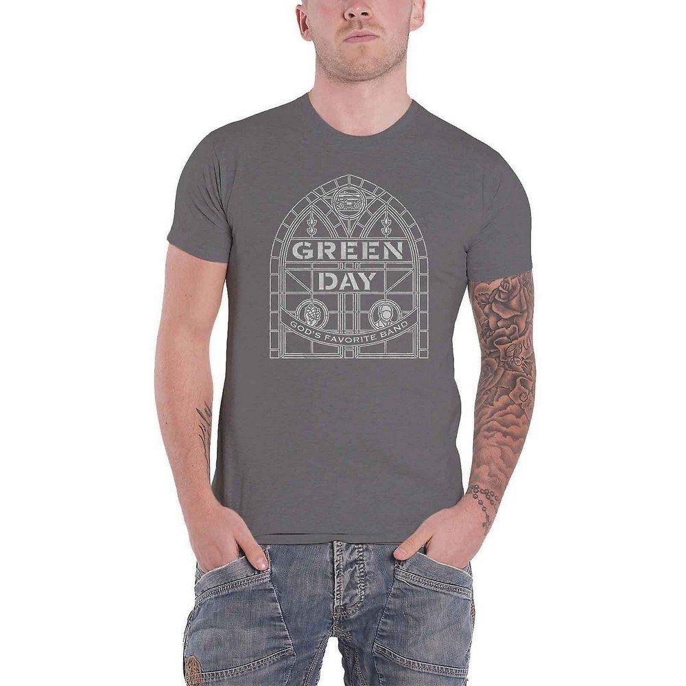 Tshirt Damen Grau L von Green Day