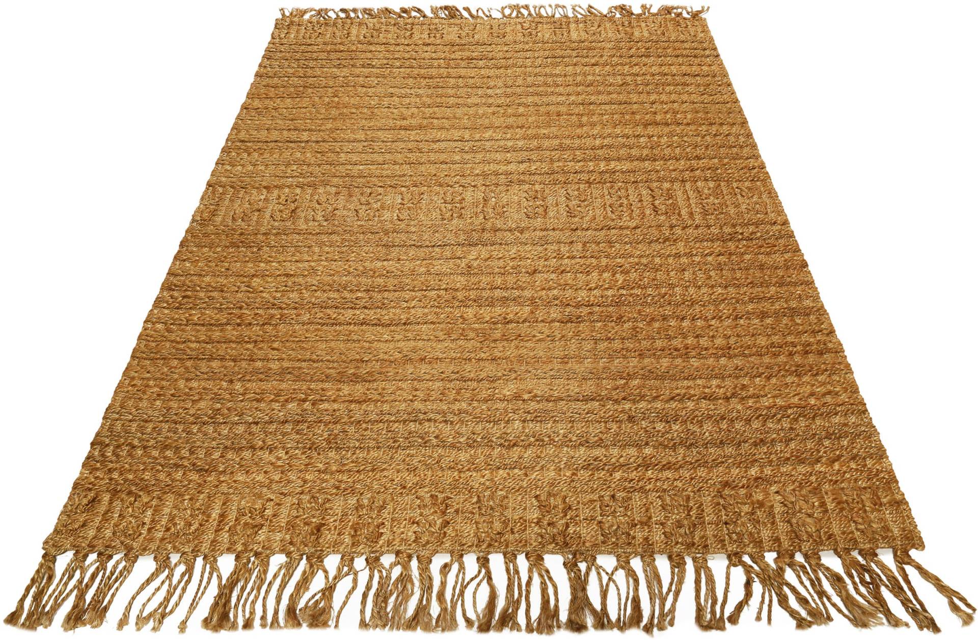 Green Looop Teppich »Marseille«, rechteckig, 5 mm Höhe, handgewebter Juteteppich, Naturfaser, Wohnzimmer Green Looop Teppich »Marseille«, rechteckig, 5 mm Höhe, handgewebter Juteteppich, Naturfaser, Wohnzimmer von Green Looop