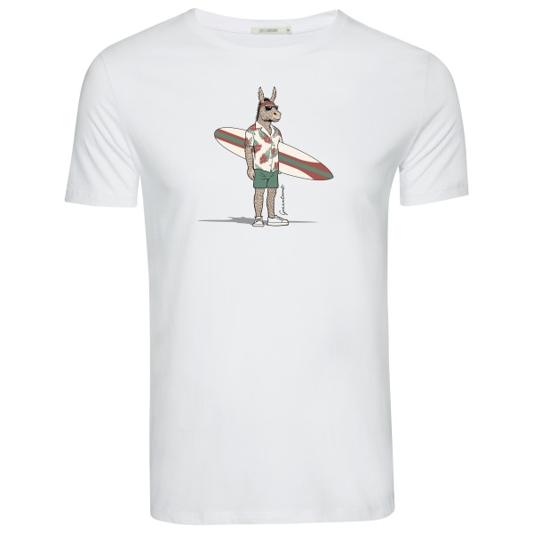 GreenBomb - Animal Donkey Surf Guide T-Shirt - T-Shirt Gr XXL weiß von GreenBomb