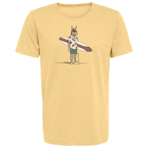 GreenBomb - Animal Donkey Surf Spice T-Shirt - T-Shirt Gr L;M;S;XL;XXL beige von GreenBomb
