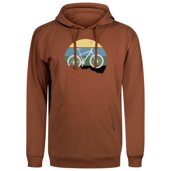 GreenBomb - Bike Downhill Joy Hoodie Cotton - Hoodie Gr L;M;S;XL;XXL braun von GreenBomb