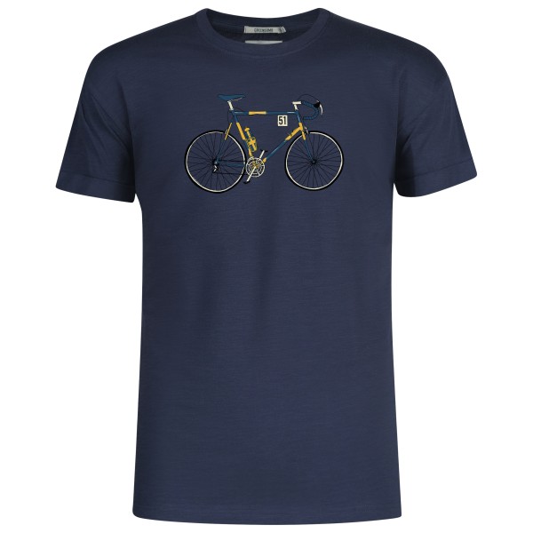 GreenBomb - Bike Knut Roll T-Shirt Cotton - T-Shirt Gr L;S;XL;XXL blau von GreenBomb