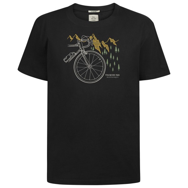 GreenBomb - Bike Nature Park Fusion T-Shirt Cotton - T-Shirt Gr L;M;S;XL schwarz von GreenBomb