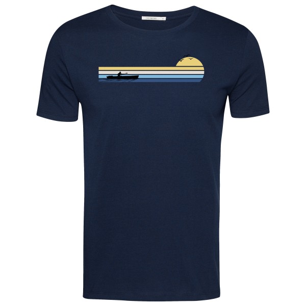 GreenBomb - Nature Canoe River Guide T-Shirt - T-Shirt Gr M blau von GreenBomb