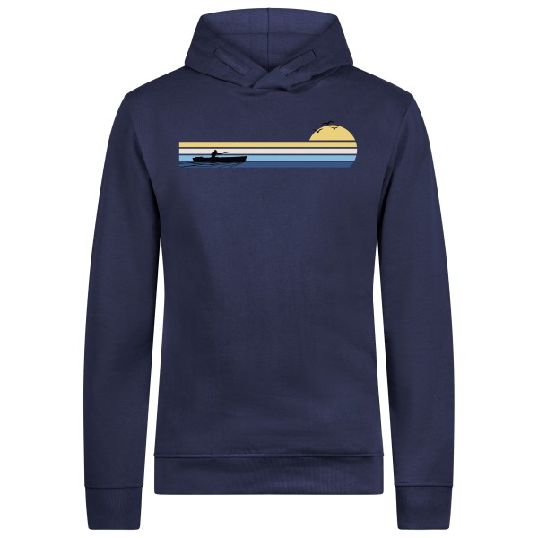 GreenBomb - Nature Canoe River Star Hoodie - Hoodie Gr L blau von GreenBomb