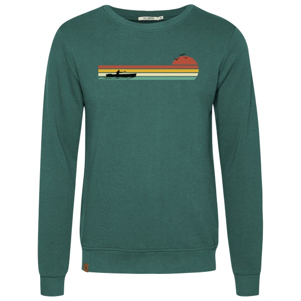 GreenBomb - Nature Canoe River Wild Pullover - Pullover Gr L;M;S;XL;XXL grün von GreenBomb