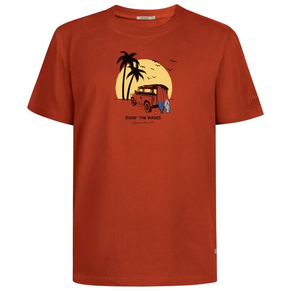 GreenBomb - Nature Car Surf Fusion T-Shirt - T-Shirt Gr L;M;S;XL;XXL rot von GreenBomb