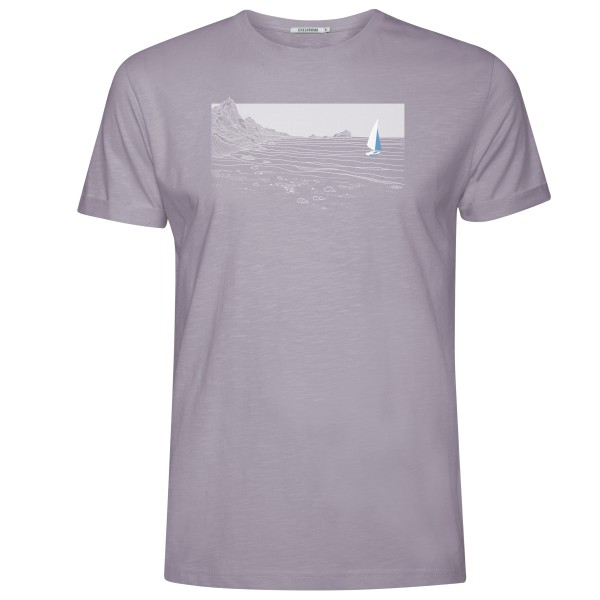 GreenBomb - Nature Cliffsail Roll T-Shirt - T-Shirt Gr L;M;S;XL;XXL lila von GreenBomb