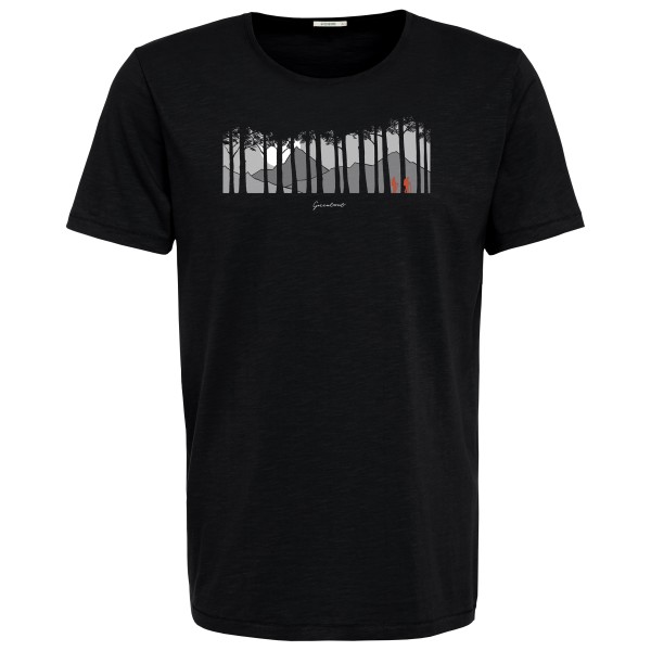 GreenBomb - Nature Forest Couple Spice T-Shirt - T-Shirt Gr S schwarz von GreenBomb