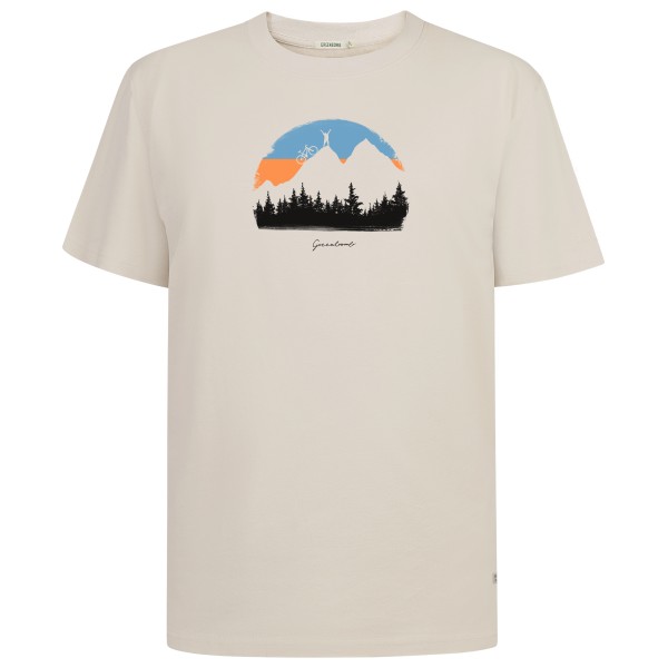 GreenBomb - Nature Forest Happy Fusion T-Shirt - T-Shirt Gr S beige von GreenBomb