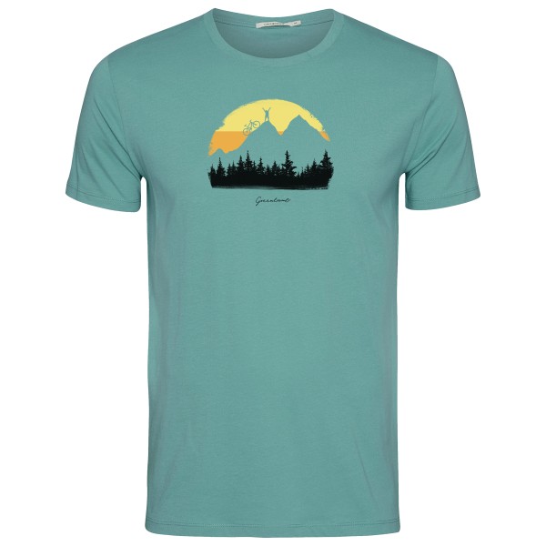 GreenBomb - Nature Forest Happy Guide T-Shirt - T-Shirt Gr L türkis von GreenBomb