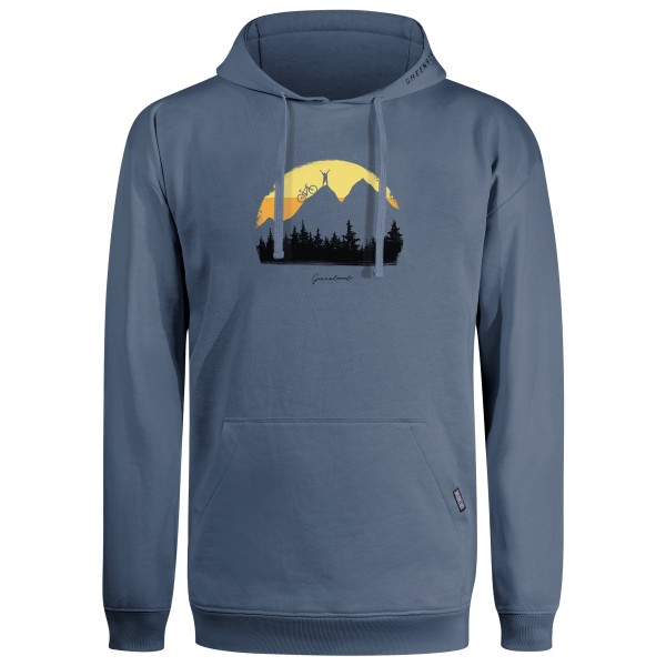 GreenBomb - Nature Forest Happy Joy Hoodie - Hoodie Gr L;M;S;XL;XXL blau von GreenBomb