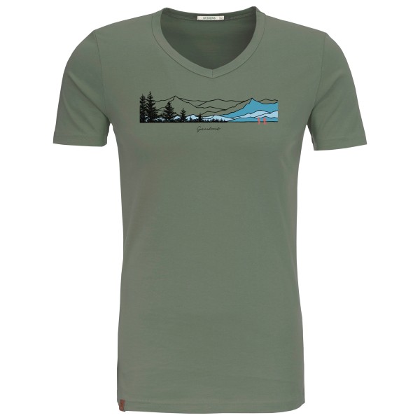 GreenBomb - Nature Hike Together Peak T-Shirt - T-Shirt Gr L oliv von GreenBomb