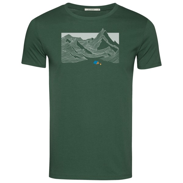 GreenBomb - Nature Valley Guide T-Shirt - T-Shirt Gr L;M;S;XL;XXL gelb;grün von GreenBomb