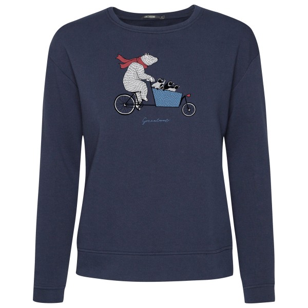 GreenBomb - Women's Bike Cargo Bear Canty Pullover Cotton - Pullover Gr L blau von GreenBomb