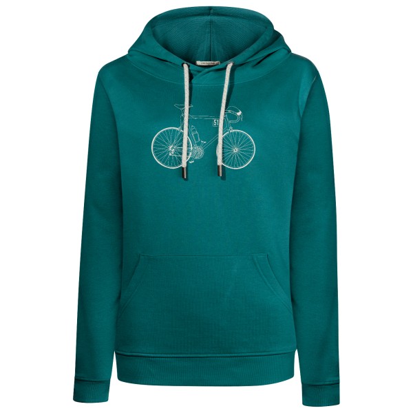 GreenBomb - Women's Bike Classic Chipper Hoodie Cotton - Hoodie Gr XS türkis/blau von GreenBomb