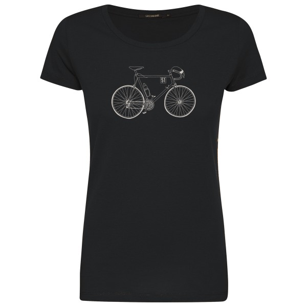 GreenBomb - Women's Bike Classic Loves T-Shirt Cotton - T-Shirt Gr XS schwarz von GreenBomb