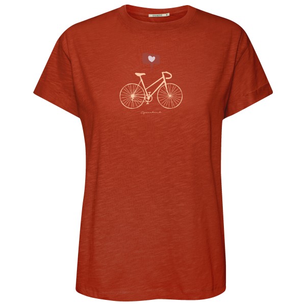 GreenBomb - Women's Bike Love Stop T-Shirt - T-Shirt Gr XS rot von GreenBomb