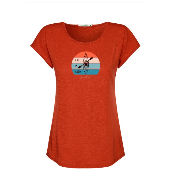 GreenBomb - Women's Nature Good Life Cool T-Shirt - T-Shirt Gr M rot von GreenBomb