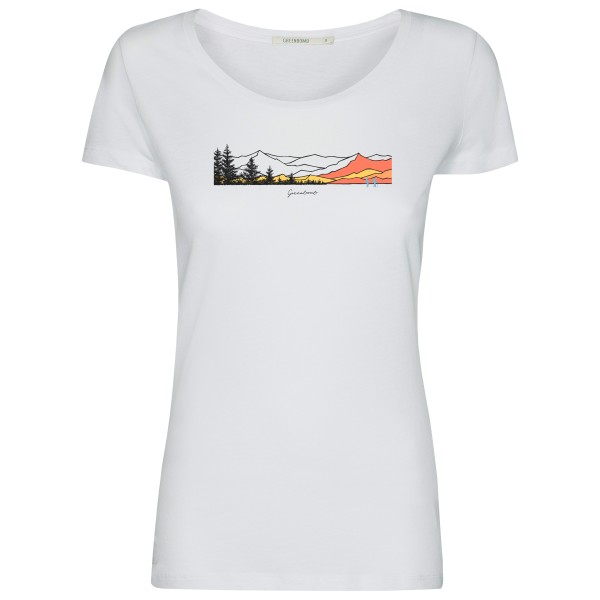 GreenBomb - Women's Nature Hike Mountains Loves T-Shirt - T-Shirt Gr XL weiß von GreenBomb