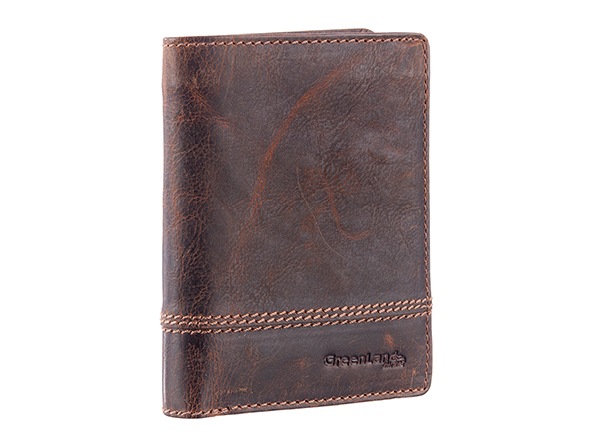 GreenLand Nature Geldbörse »Classic«, aus Leder mit schöner Ziernaht GreenLand Nature Geldbörse »Classic«, aus Leder mit schöner Ziernaht von GreenLand Nature