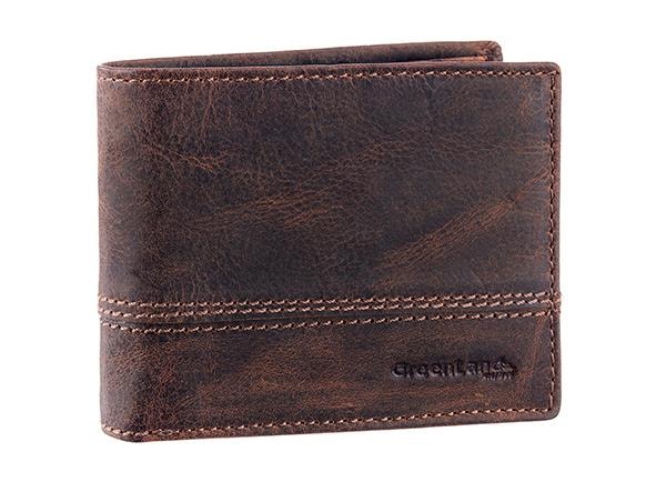 GreenLand Nature Geldbörse »Classic«, aus Leder mit Ziernaht im Querformat GreenLand Nature Geldbörse »Classic«, aus Leder mit Ziernaht im Querformat von GreenLand Nature