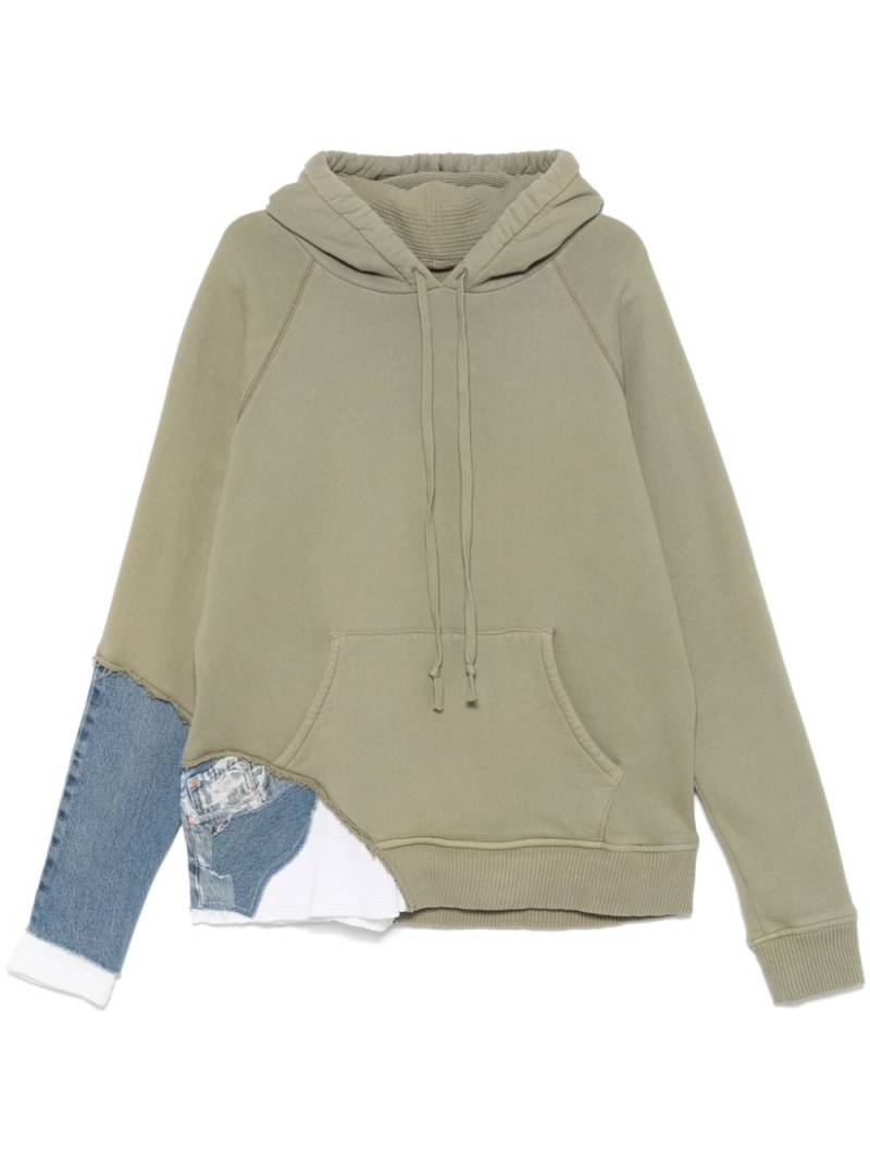 Greg Lauren Fragment hoodie - Green von Greg Lauren