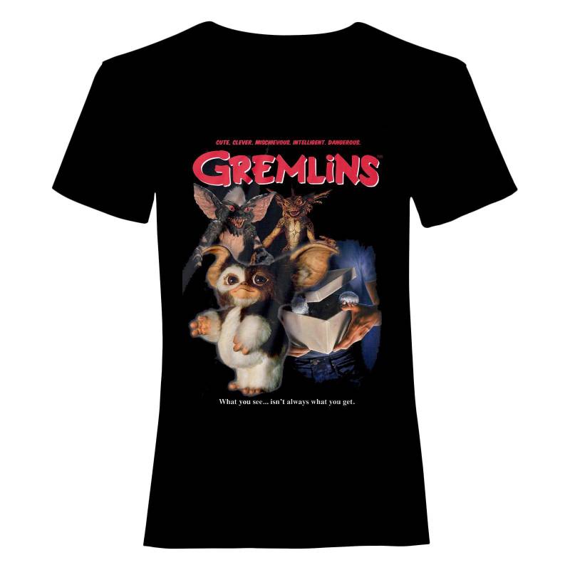 T-shirt Damen Schwarz S von Gremlins