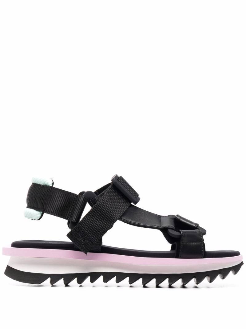 Grey Mer chunky buckle-fastening sandals - Black von Grey Mer