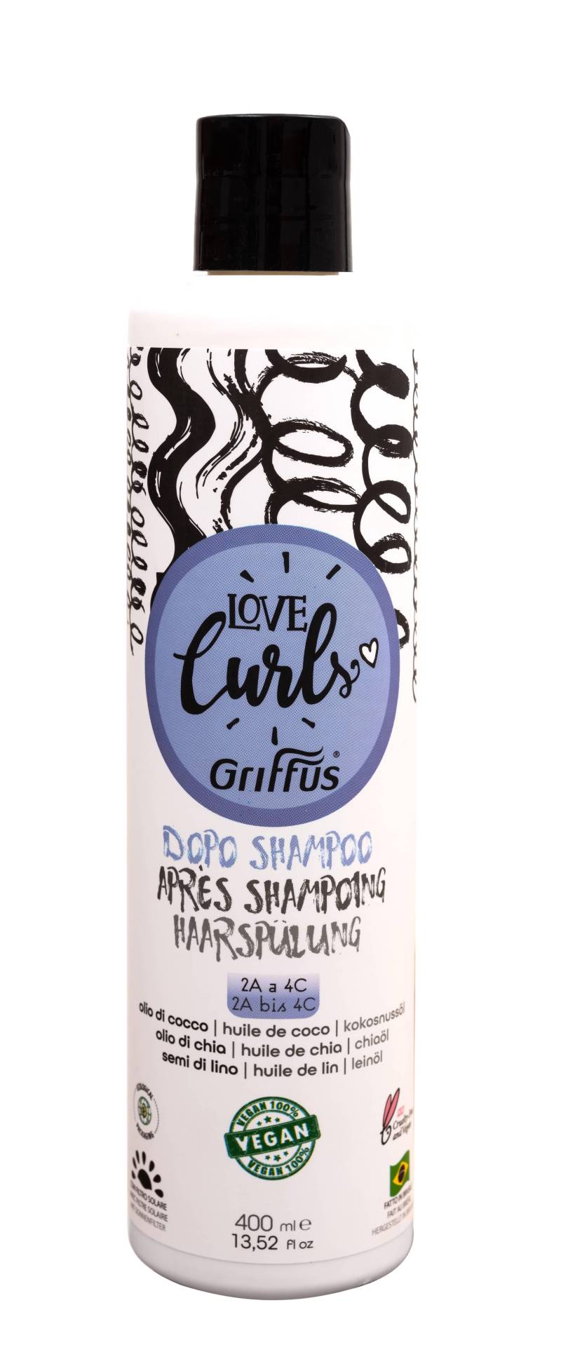 Love Curls Haarspülung 400 Ml Lockiges Haar Damen  400ml von Griffus