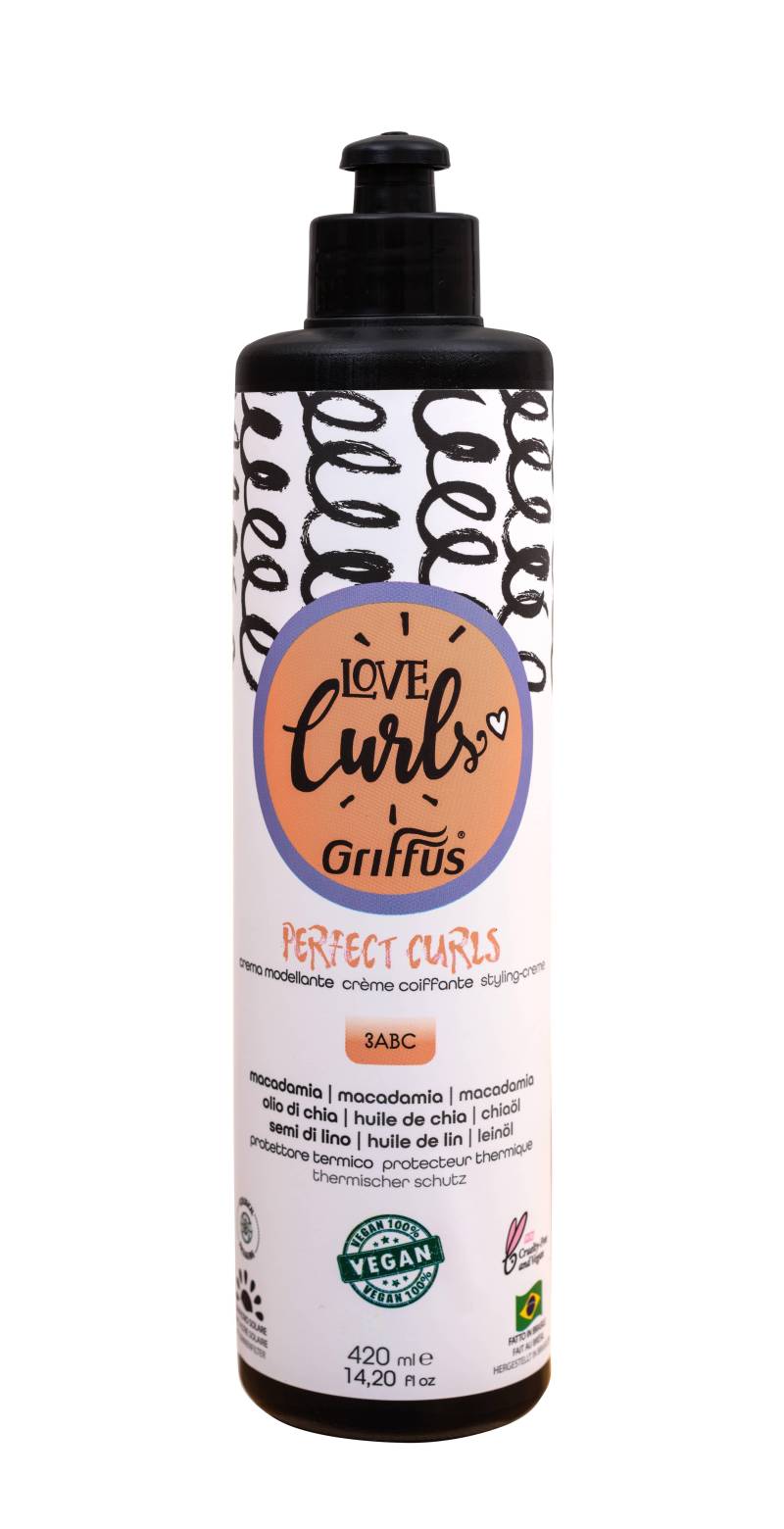 Love Curls Perfect Curls Styling Creme 420 Ml 3abc Lockiges Haar Damen  400ml von Griffus