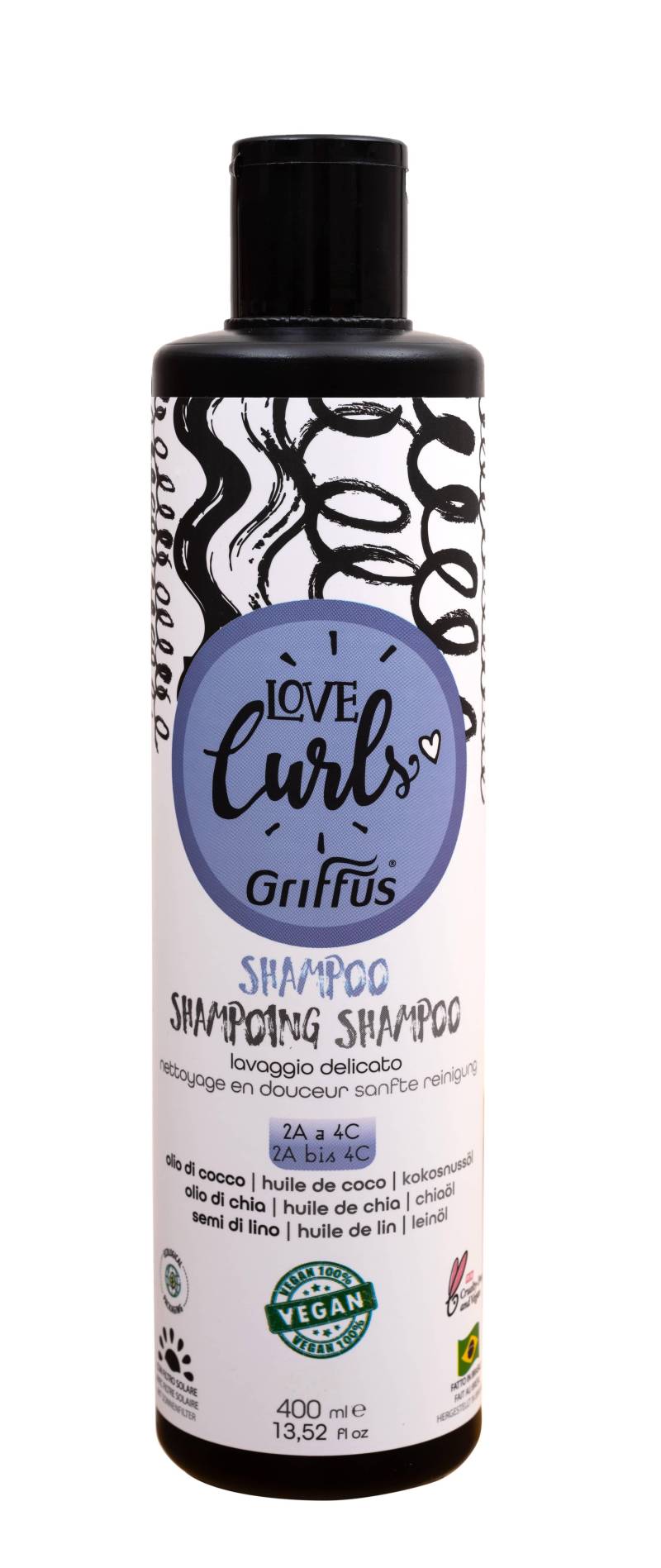 Love Curls Shampoo 400 Ml Lockiges Haar Damen  400ml von Griffus