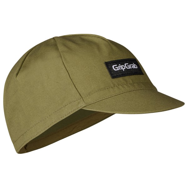 GripGrab - Classic Cotton Cycling Cap - Velomütze Gr 54-59 cm - S/M oliv von GripGrab