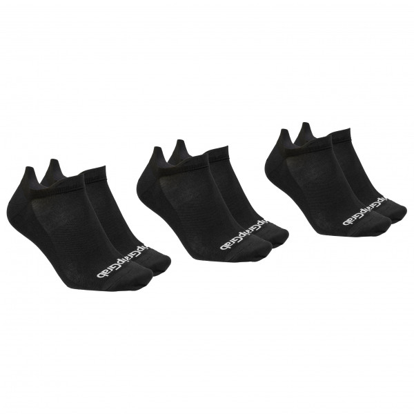 GripGrab - Classic No Show Summer Socks 3-Pack - Velosocken Gr 35-38 - XS schwarz von GripGrab