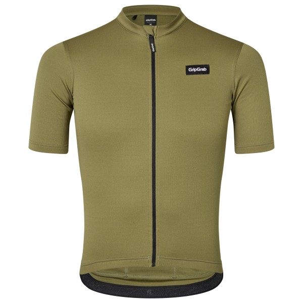 GripGrab - EXPLR Merinotech Short Sleeve Jersey - Velotrikot Gr L oliv von GripGrab