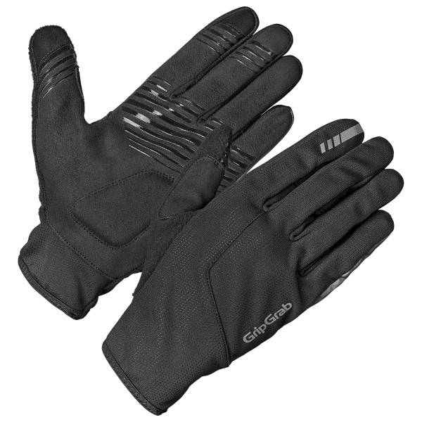 GripGrab - Hurricane 2 Windproof Spring-Autumn Gloves - Handschuhe Gr L - 10;M - 9;S - 8;XL - 11;XS - 7;XXL - 12 grau/schwarz von GripGrab