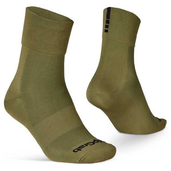 GripGrab - Lightweight SL Sock - Velosocken Gr S - 38-41 oliv von GripGrab