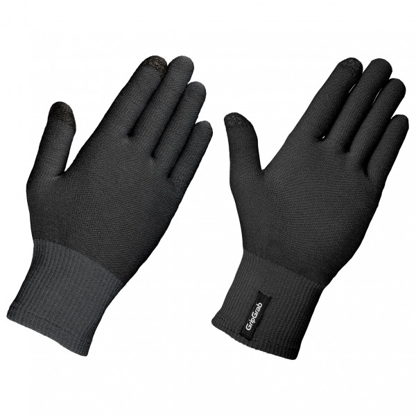 GripGrab - Merino Liner - Handschuhe Gr M/L - 9-10 schwarz von GripGrab