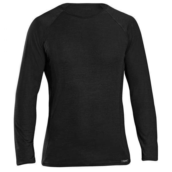 GripGrab - Merino Polyfibre Long Sleeve Base Layer - Merinounterwäsche Gr L;M;S;XL;XS;XXL schwarz von GripGrab