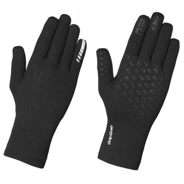 GripGrab - Waterproof Knitted Thermal Glove - Handschuhe Gr M/L - 9-10;XL/XXL - 11-12;XS/S - 7-8 schwarz von GripGrab