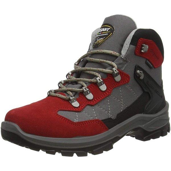 Wanderstiefel Excalibur Damen Rot Bunt 39 von Grisport