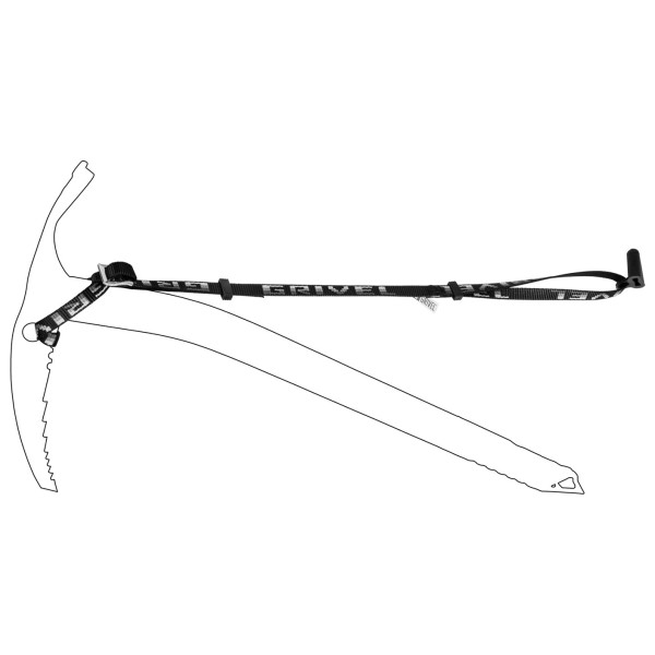 Grivel - Ice Axe Long Leash Evo - Handschlaufe Gr One Size schwarz Grivel - Ice Axe Long Leash Evo - Handschlaufe Gr One Size schwarz von Grivel